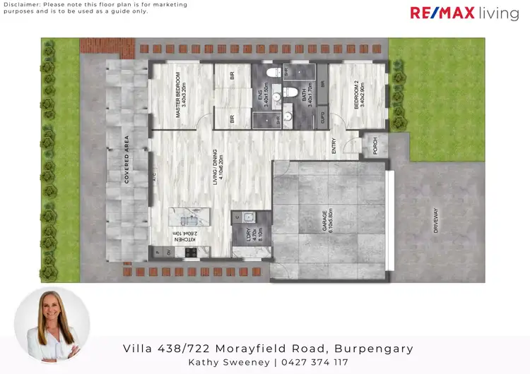 Floorplan of Homely retirement listing, 438/722 Morayfield Road, Burpengary QLD 4505