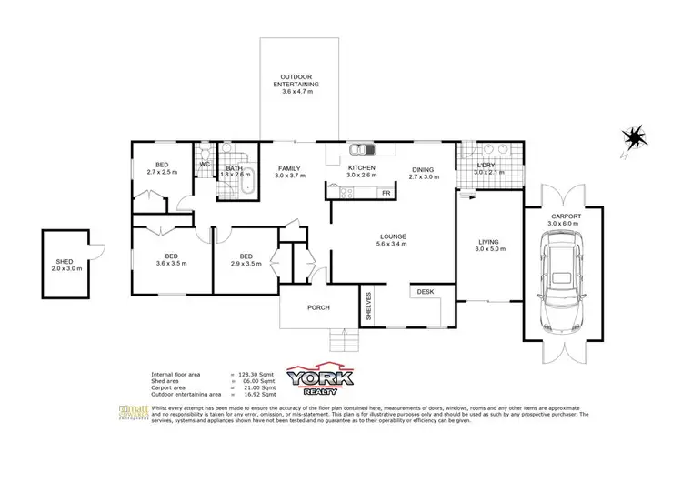 Floorplan of Homely house listing, 32 Clive Crescent, Darling Heights QLD 4350