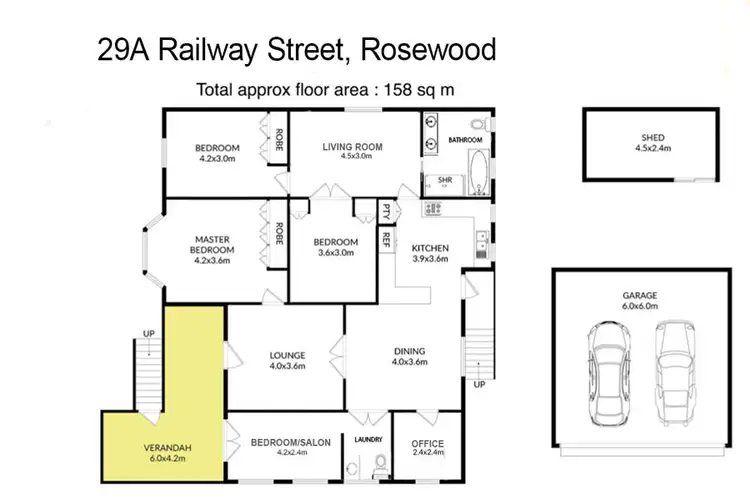Floorplan of Homely house listing, 29a Railway Street, Rosewood QLD 4340