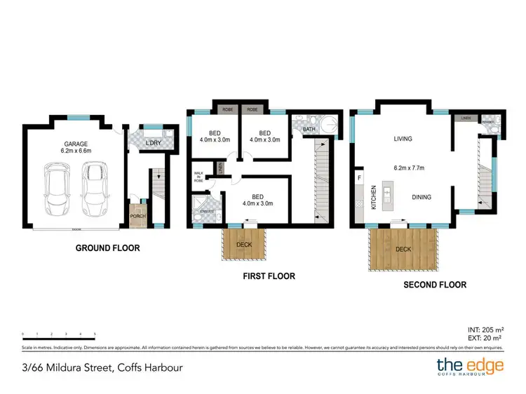 Floorplan of Homely townhouse listing, 3/66 Mildura Street, Coffs Harbour NSW 2450
