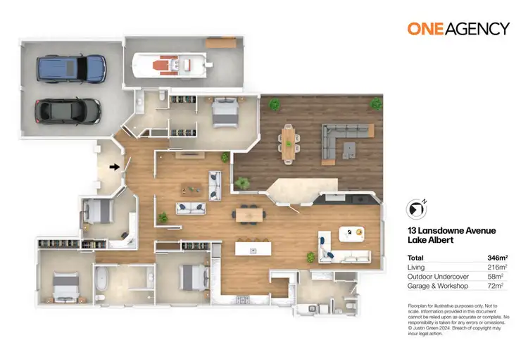 Floorplan of Homely house listing, 13 LANSDOWNE AVENUE, Lake Albert NSW 2650