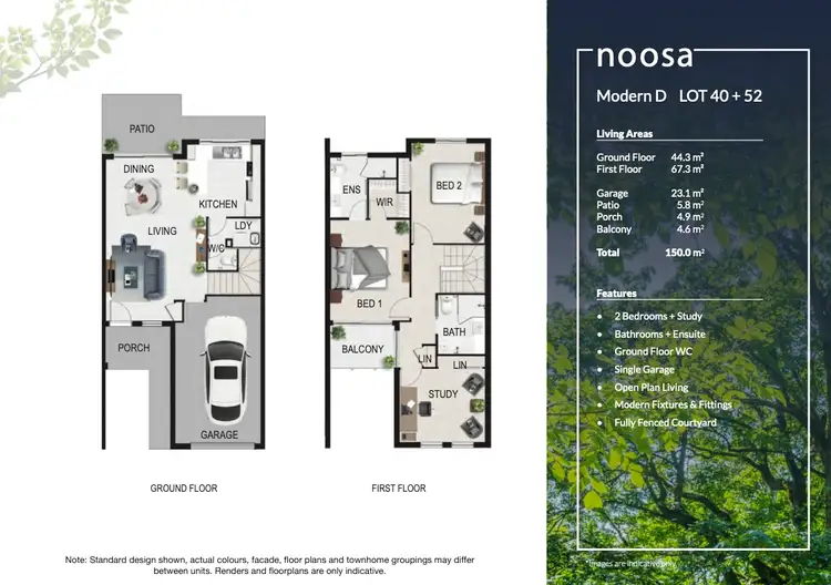 Floorplan of Homely townhouse listing, Address available on request