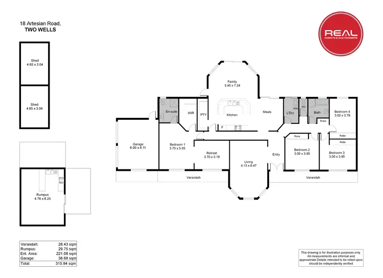 Floorplan of Homely house listing, 18 Artesian Road, Two Wells SA 5501