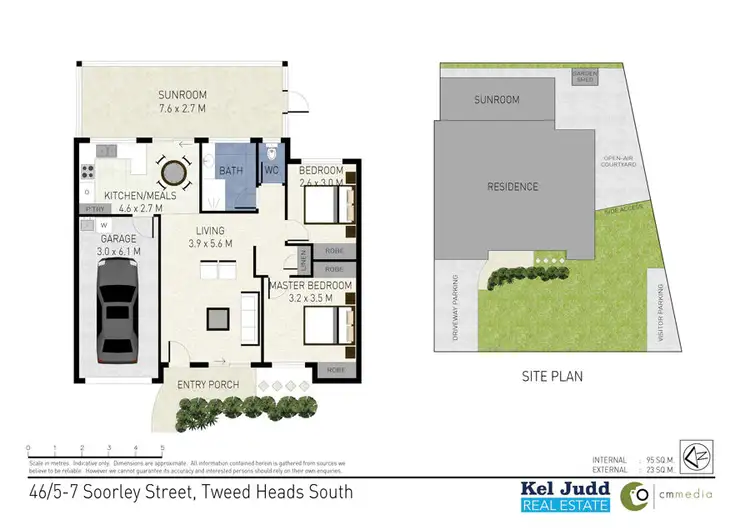 Floorplan of Homely villa listing, 46/5-7 Soorley Street, Tweed Heads South NSW 2486