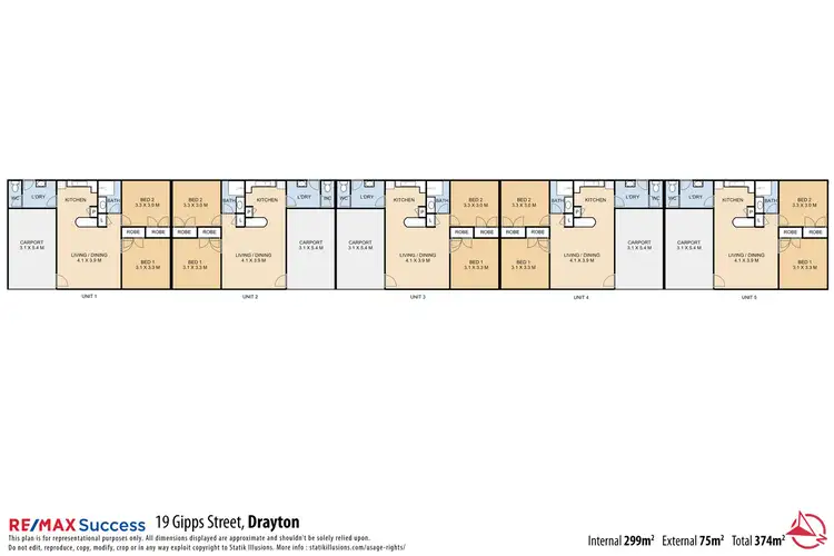 Floorplan of Homely block of units listing, 19 Gipps Street, Drayton QLD 4350