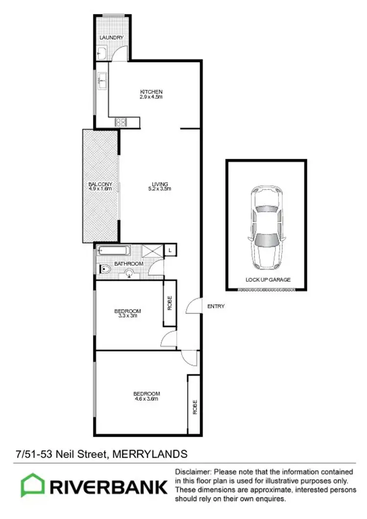Floorplan of Homely unit listing, 7/51-55 Neil Street, Merrylands NSW 2160