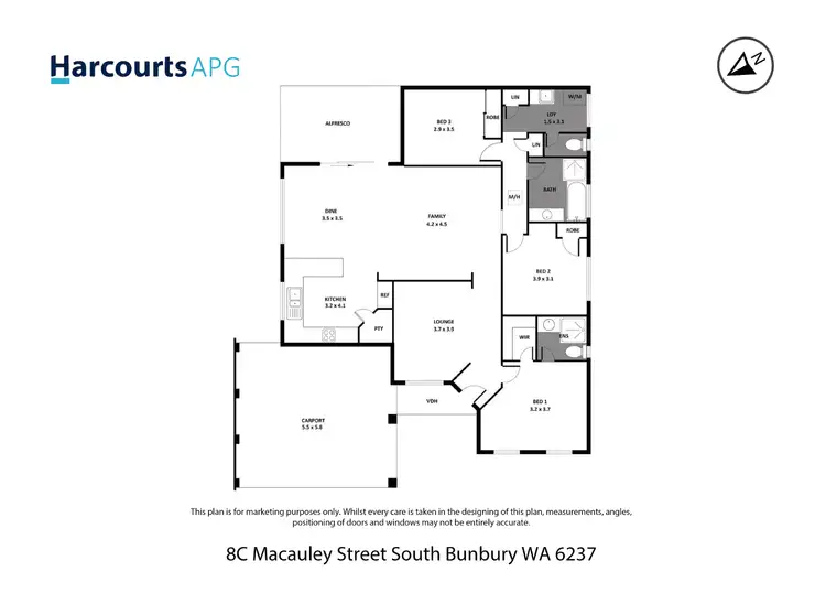 Floorplan of Homely house listing, 8C Macauley Street, South Bunbury WA 6230
