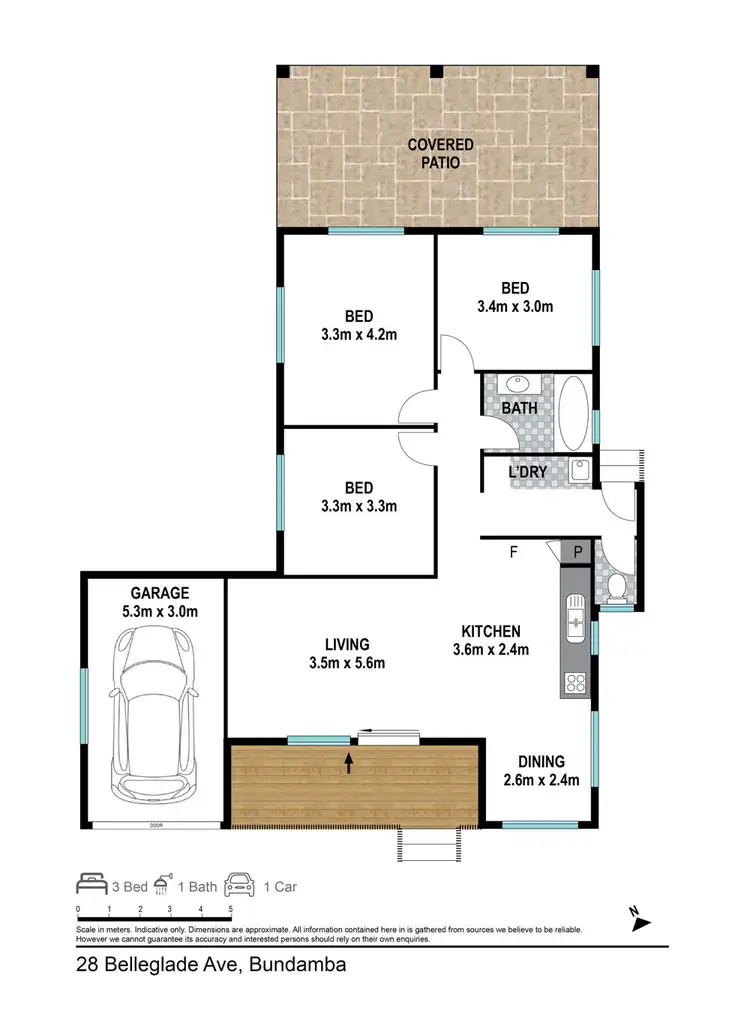 Floorplan of Homely house listing, 28 Belleglade Avenue, Bundamba QLD 4304