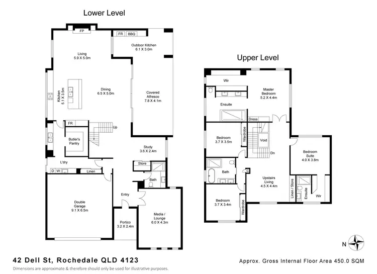 Floorplan of Homely house listing, 42 Dell Street, Rochedale QLD 4123