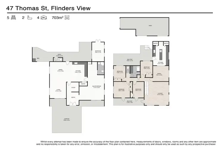 Floorplan of Homely house listing, 47 Thomas Street, Flinders View QLD 4305