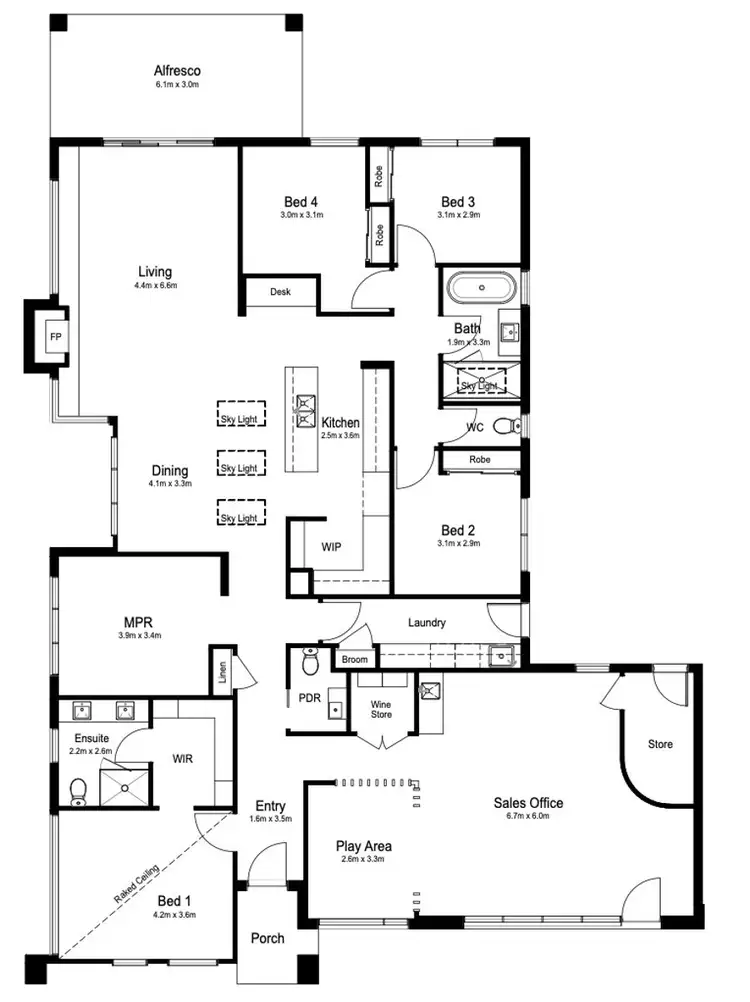 Floorplan of Homely house listing, Address available on request