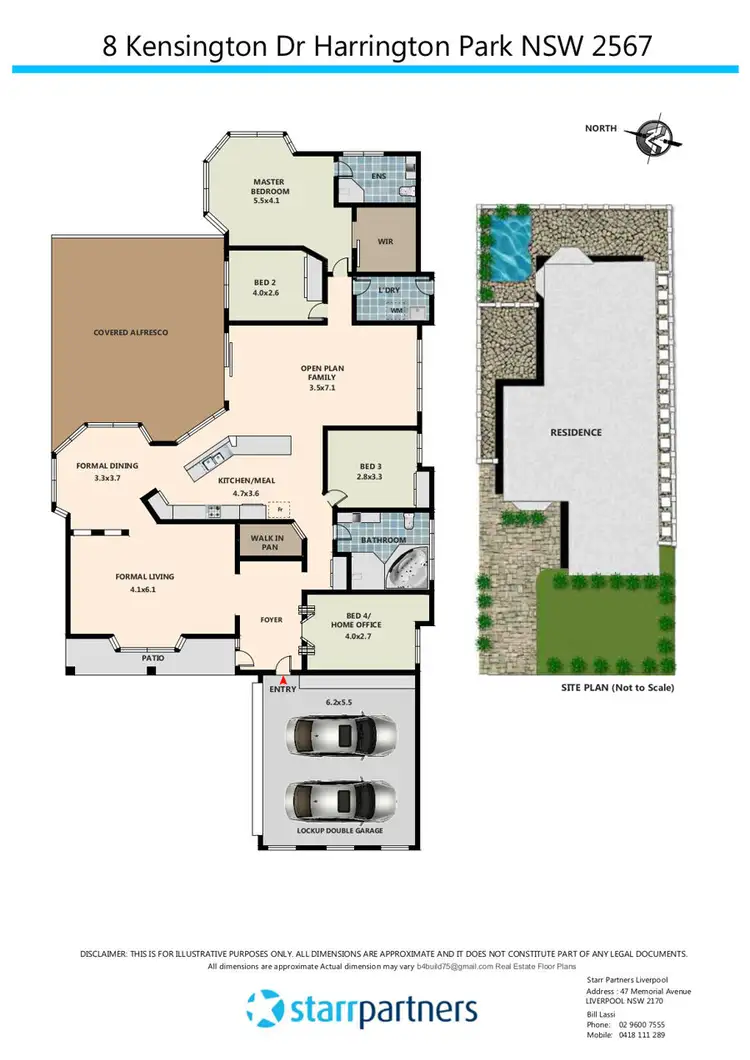 Floorplan of Homely house listing, 8 Kensington Dr, Harrington Park NSW 2567