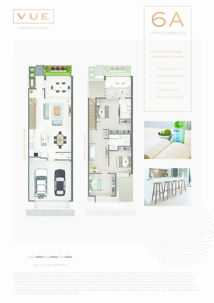 Floorplan of Homely townhouse listing, 42/1 Vue Boulevard, Robina QLD 4226
