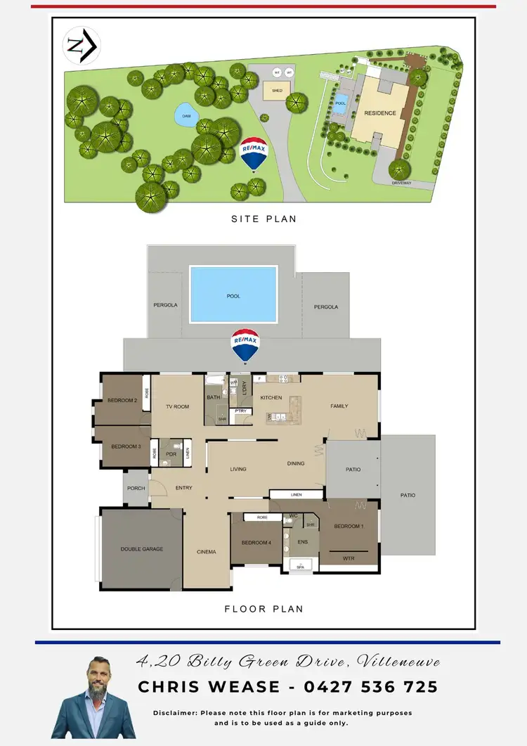 Floorplan of Homely rural property listing, 4/20 Billy Green Drive, Villeneuve QLD 4514