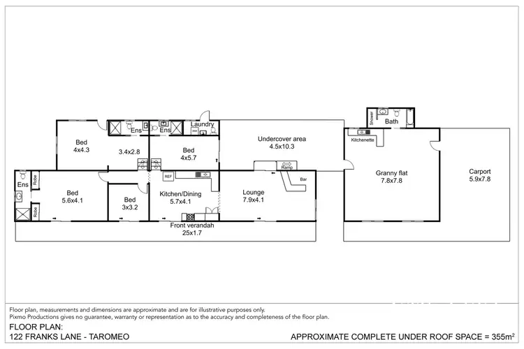 Floorplan of Homely rural property listing, 122 Franks Road, Blackbutt QLD 4314