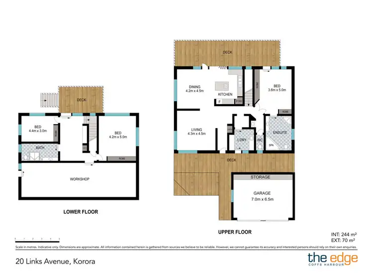 Floorplan of Homely house listing, 20 Links Avenue, Korora NSW 2450