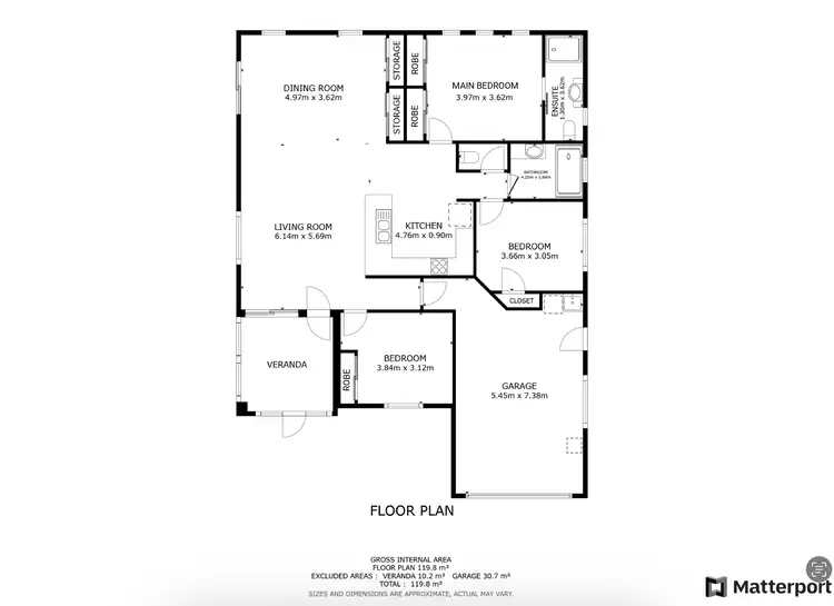 Floorplan of Homely house listing, 15 Celeste Place, Bonville NSW 2450