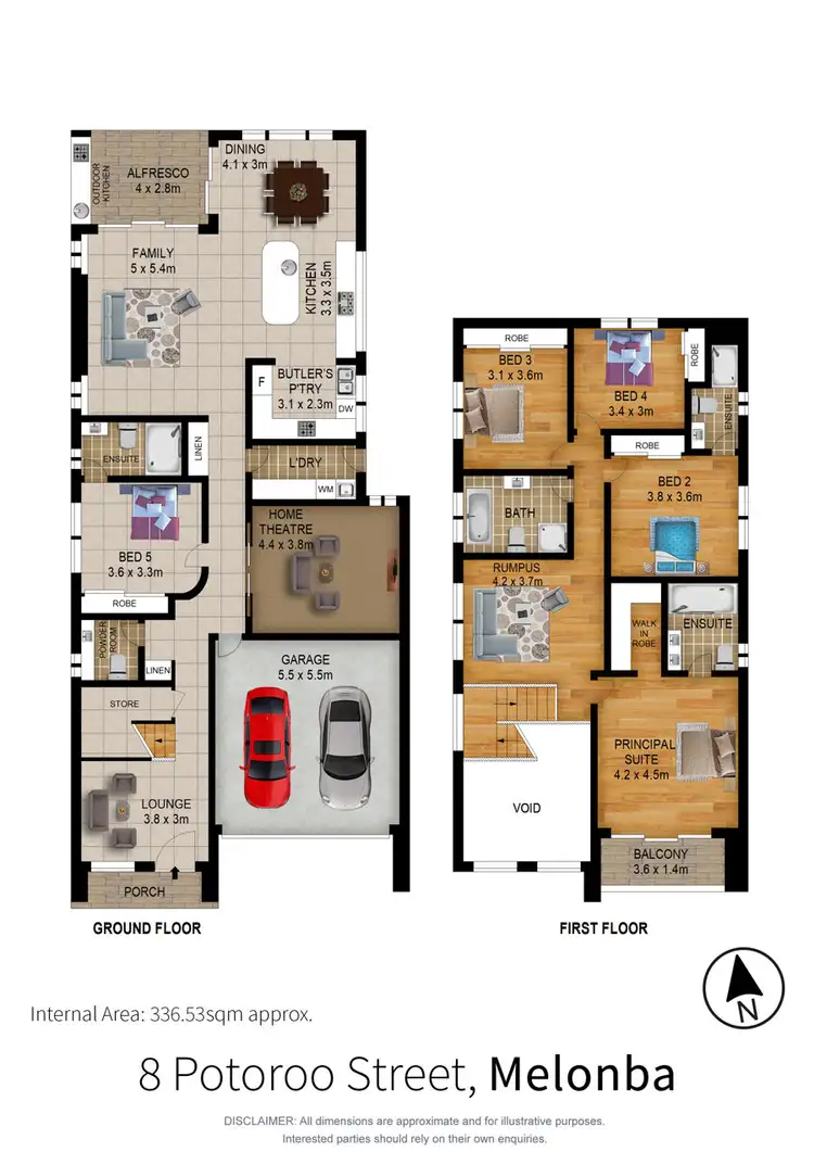 Floorplan of Homely house listing, 8 Potoroo Street, Marsden Park NSW 2765