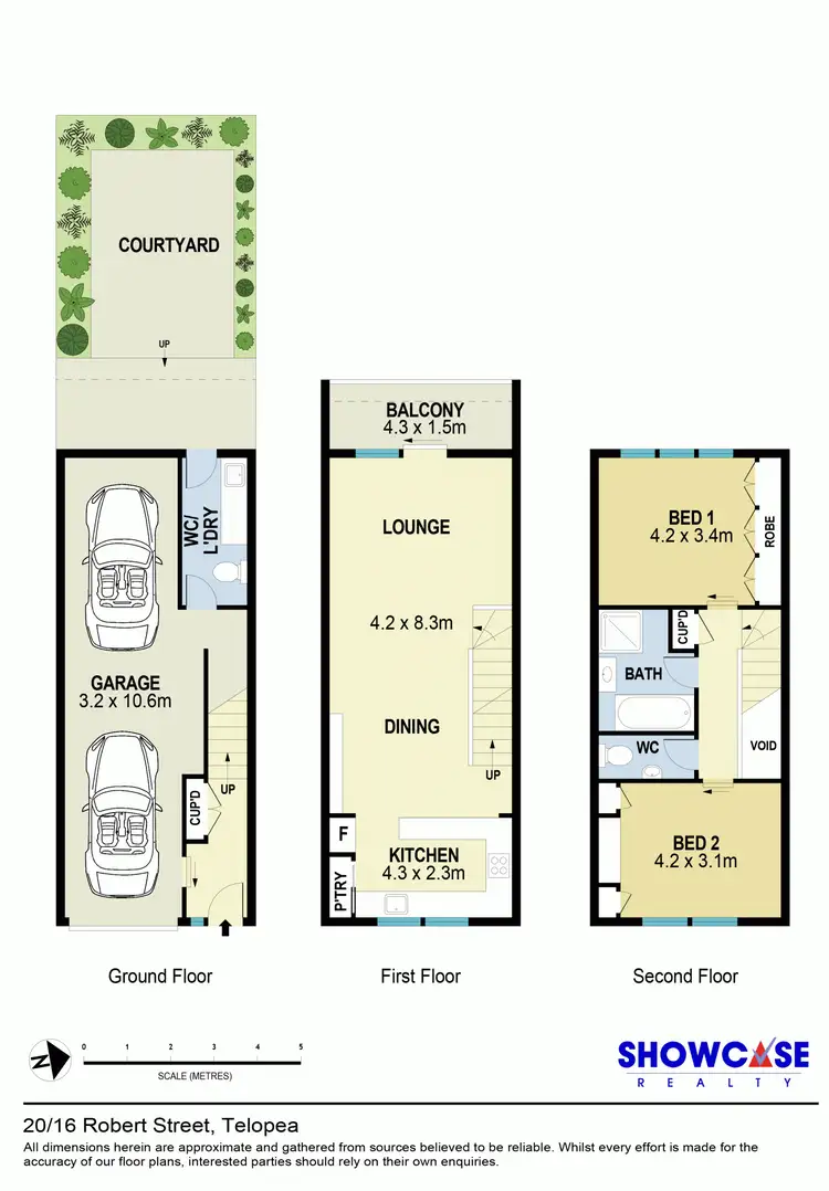 Floorplan of Homely townhouse listing, 20/16 Robert Street, Telopea NSW 2117