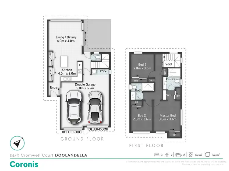 Floorplan of Homely townhouse listing, 24/9 Cromwell Court, Doolandella QLD 4077