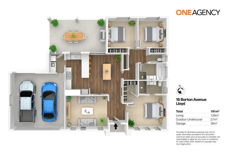 Floorplan of Homely house listing, 16 BARTON AVENUE, Lloyd NSW 2650