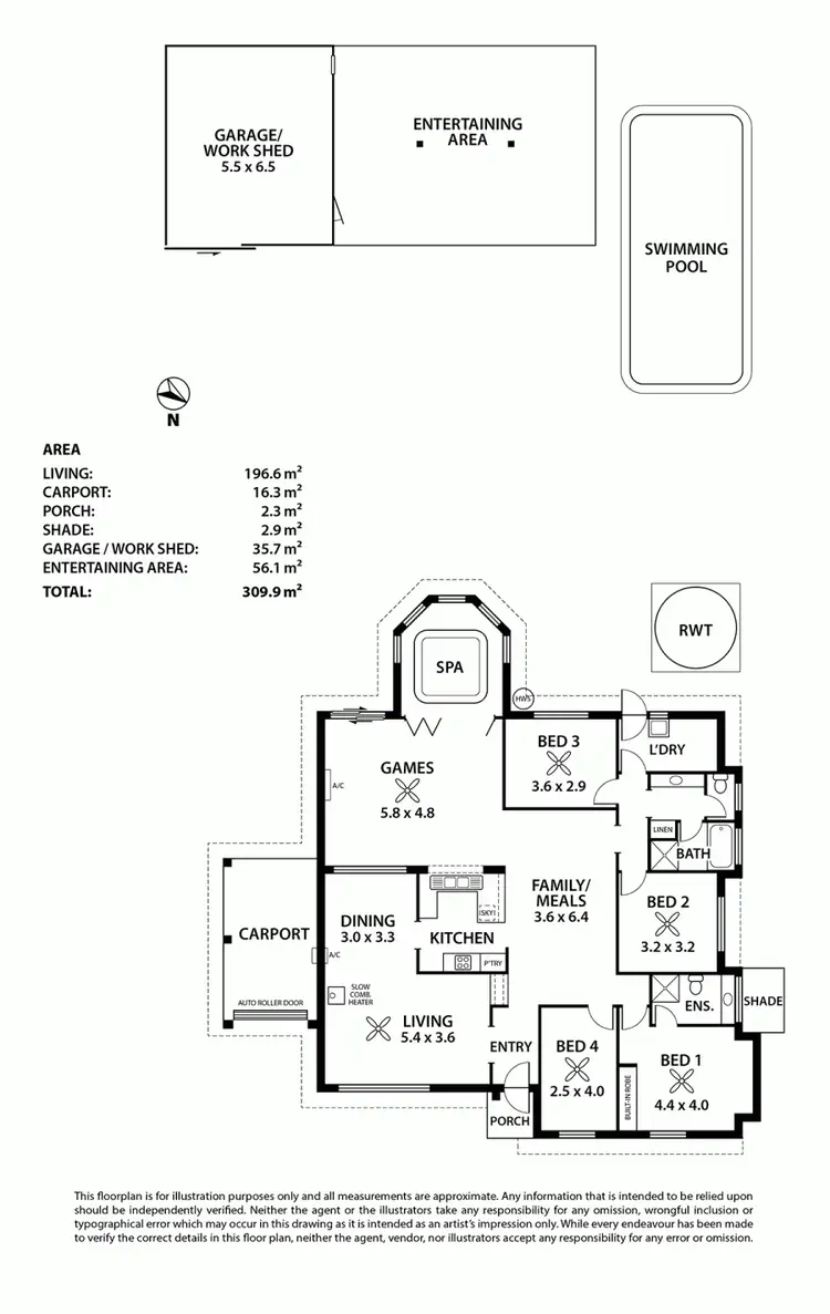 Floorplan of Homely house listing, 13 Maurice Road, Murray Bridge SA 5253
