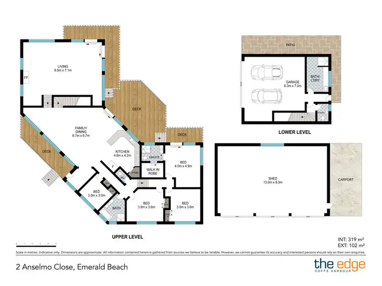 Floorplan of Homely house listing, 2 Anselmo Close, Emerald Beach NSW 2456