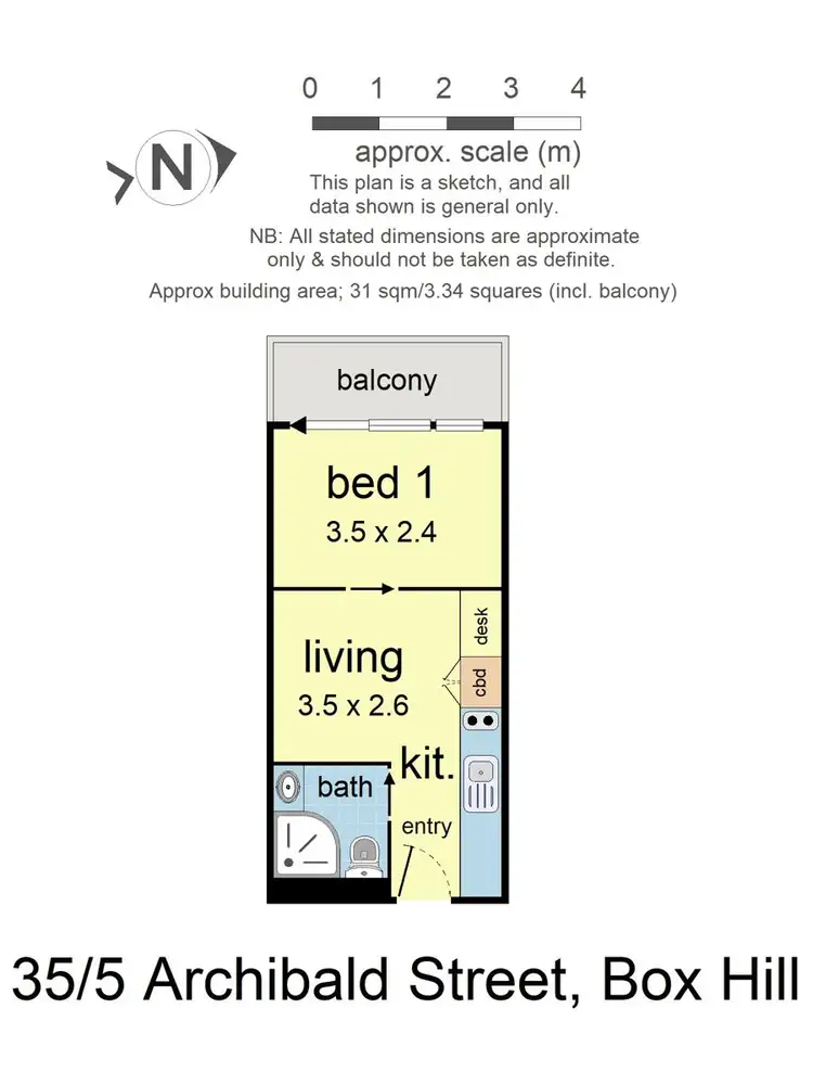 Floorplan of Homely apartment listing, 35/5 Archibald Street, Box Hill VIC 3128
