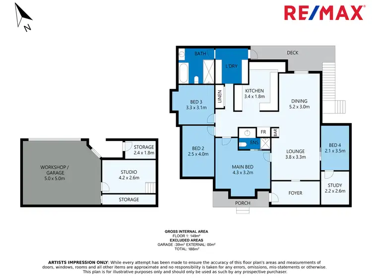 Floorplan of Homely house listing, 5 Cobbs Road, Woombye QLD 4559