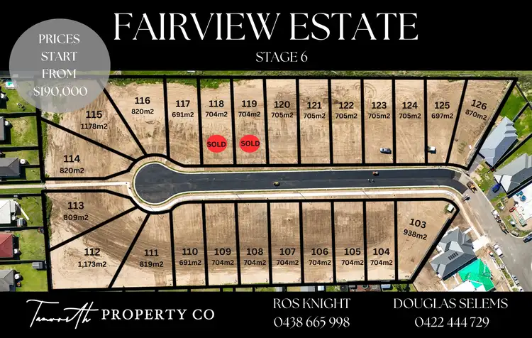 Floorplan of Homely land listing, Lot 111 Fairview Estate Stage 6, Kootingal NSW 2352