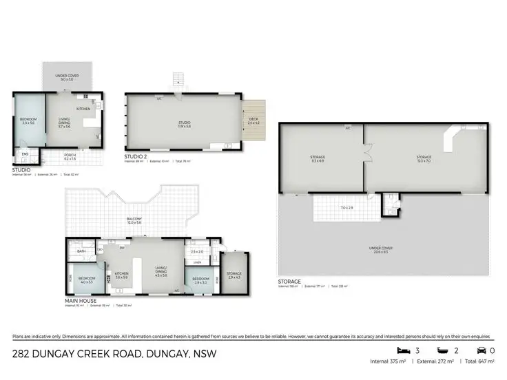 Floorplan of Homely rural property listing, 282 Dungay Creek Road, Dungay NSW 2484