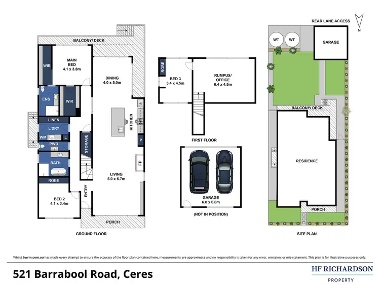 Floorplan of Homely house listing, 521 Barrabool Road, Ceres VIC 3221