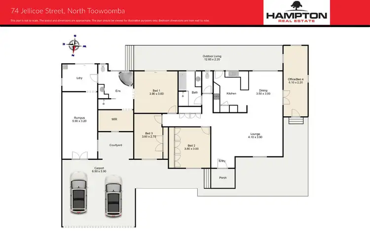 Floorplan of Homely house listing, 74 Jellicoe Street, North Toowoomba QLD 4350