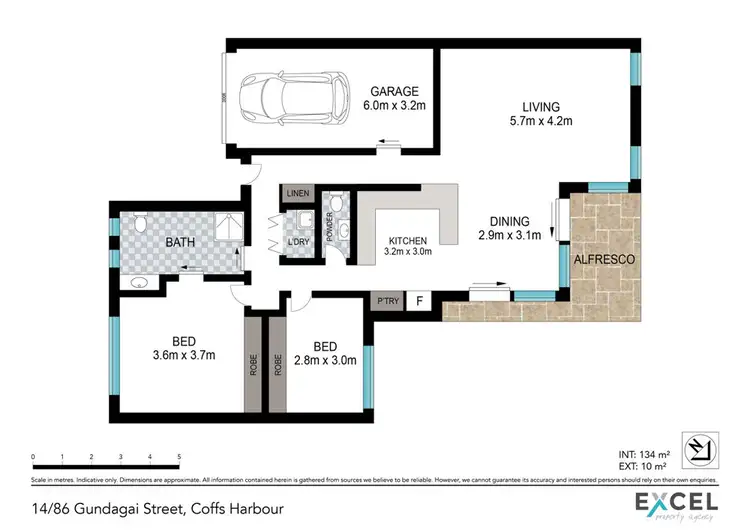 Floorplan of Homely villa listing, 14/86 Gundagai Street, Coffs Harbour NSW 2450