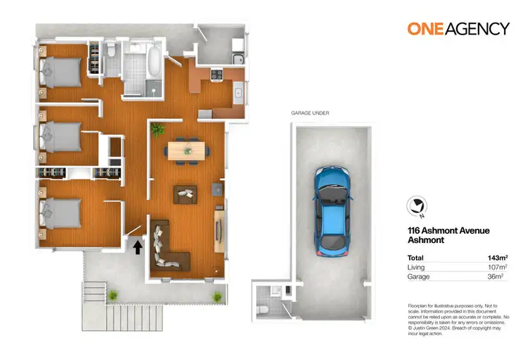 Floorplan of Homely house listing, 116 ASHMONT AVENUE, Ashmont NSW 2650
