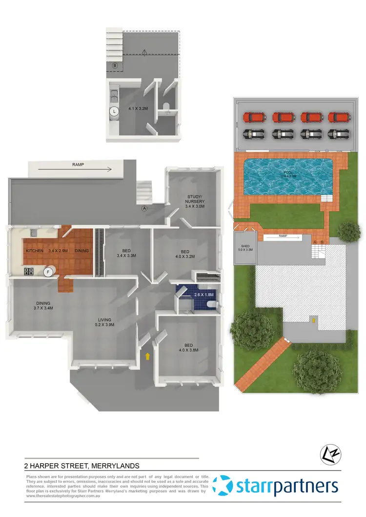 Floorplan of Homely house listing, 2 Harper Street, Merrylands NSW 2160