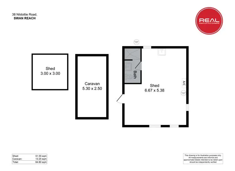 Floorplan of Homely land listing, 38 Nildottie Road, Swan Reach SA 5354