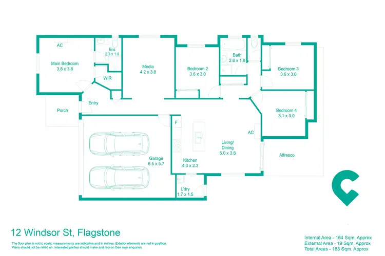 Floorplan of Homely house listing, 12 Windsor Street, Flagstone QLD 4280