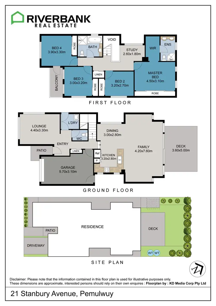 Floorplan of Homely house listing, 21 Stanbury Avenue, Pemulwuy NSW 2145
