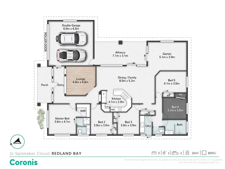 Floorplan of Homely house listing, 31 Spinnaker Circuit, Redland Bay QLD 4165