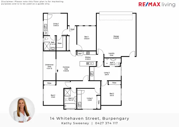 Floorplan of Homely house listing, 14 Whitehaven Street, Burpengary QLD 4505