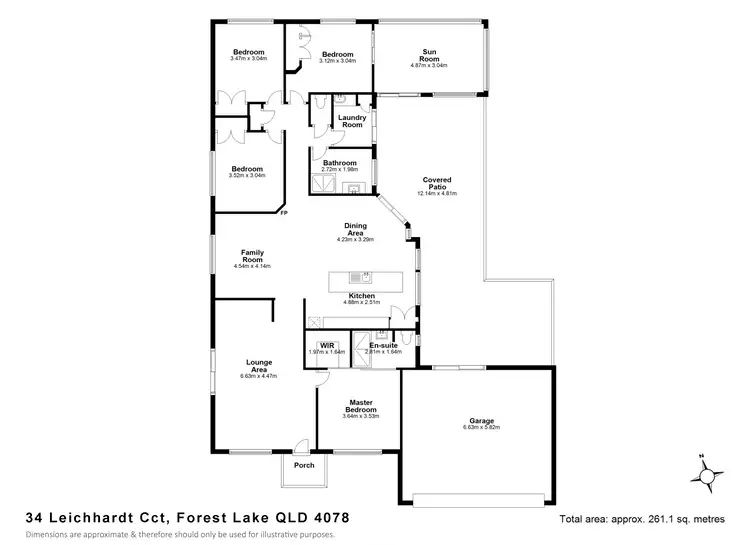 Floorplan of Homely house listing, 34 Leichhardt Cir, Forest Lake QLD 4078
