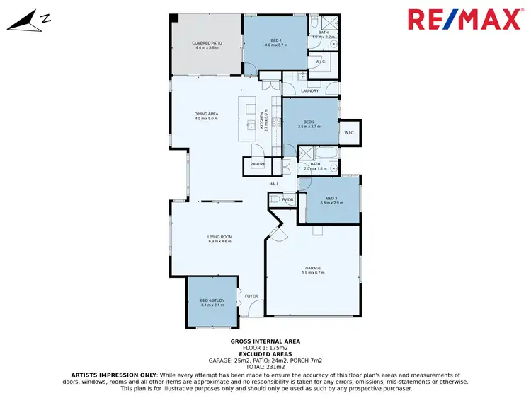 Floorplan of Homely house listing, 3 Old Davey Court, Coes Creek QLD 4560