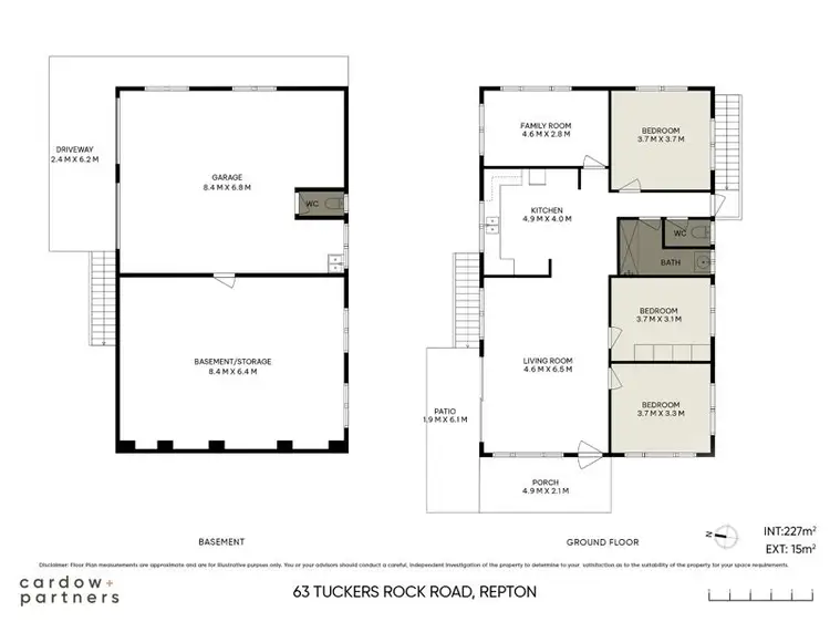 Floorplan of Homely house listing, 63 Tuckers Rock Road, Repton NSW 2454