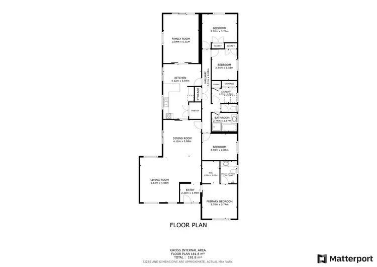Floorplan of Homely house listing, 321 Jameson Street, Deniliquin NSW 2710