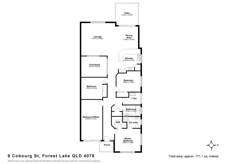 Floorplan of Homely house listing, 9 Cobourg St, Forest Lake QLD 4078