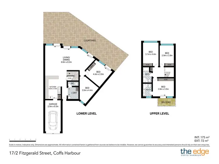 Floorplan of Homely townhouse listing, 17/2 Fitzgerald Street, Coffs Harbour NSW 2450