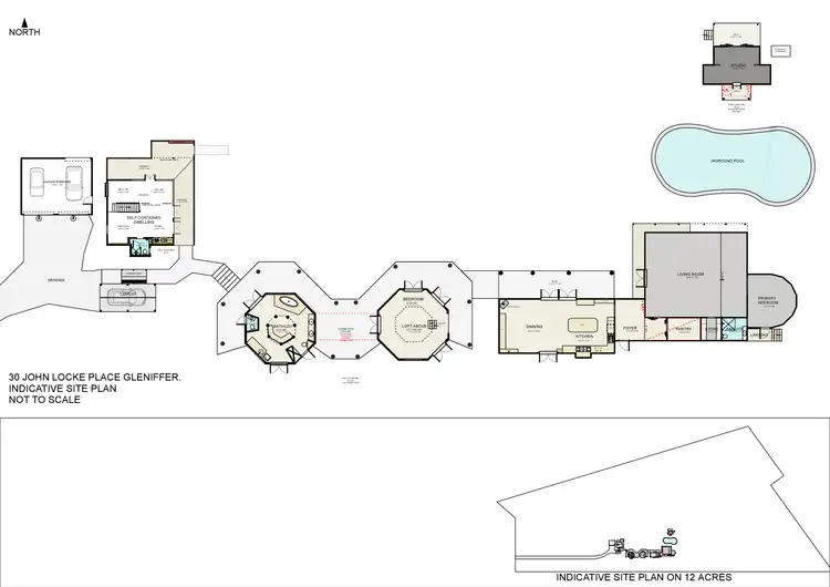Floorplan of Homely rural property listing, 30 John Locke Place, Bellingen NSW 2454