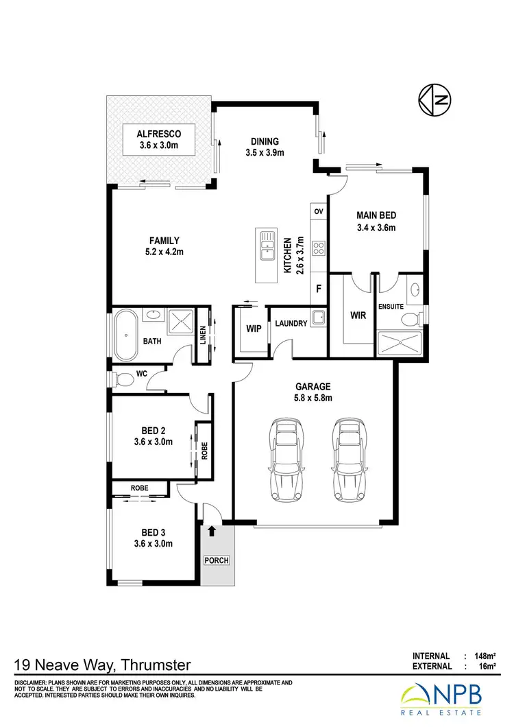 Floorplan of Homely house listing, 19 Neave Way, Port Macquarie NSW 2444