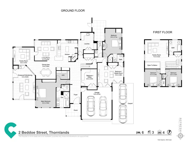 Floorplan of Homely house listing, 2 Beddoe Street, Thornlands QLD 4164